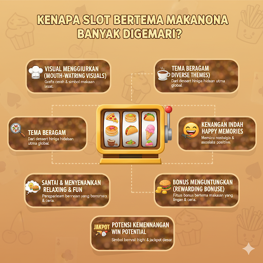 Kenapa Slot Bertema Makanan Banyak Digemari?