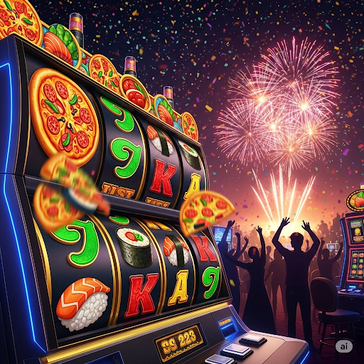 Slot Bertema Makanan : Dari Pizza hingga Sushi dalam Gulungan Slot