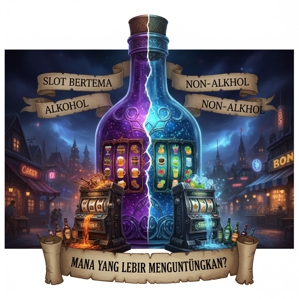 Slot Bertema Minuman Alkohol vs Non-Alkohol